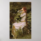 Ophelia door Waterhouse Poster (Voorkant)