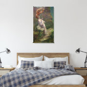 Ophelia Drowning, 1895 Canvas Afdruk (Insitu (Slaapkamer))