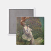 Ophelia Drowning, 1895 Magneet (Voorkant / Achterkant)