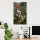 Ophelia Drowning, 1895 Poster (Thuiskantoor)