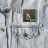 Ophelia Drowning, 1895 Vierkante Button 5,1 Cm (In situ)