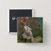 Ophelia Drowning, 1895 Vierkante Button 5,1 Cm (Voorkant /achterkant)