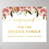 Ophelia Elegant Echte Folie Gereserveerd Trouwteke Folie Afdrukken (Voorkant)