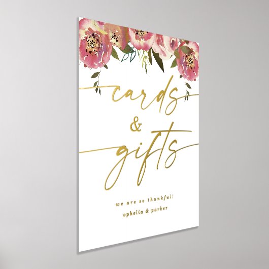 Ophelia Elegante Kaarten en geschenken Echte Folie Folie Afdrukken (Laagn)