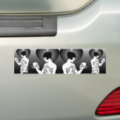 Ophelia en Yorick Bumpersticker (Op auto)