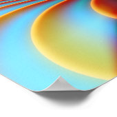 Ophelia Fine Abstracte Fractal Art Poster (Hoek)