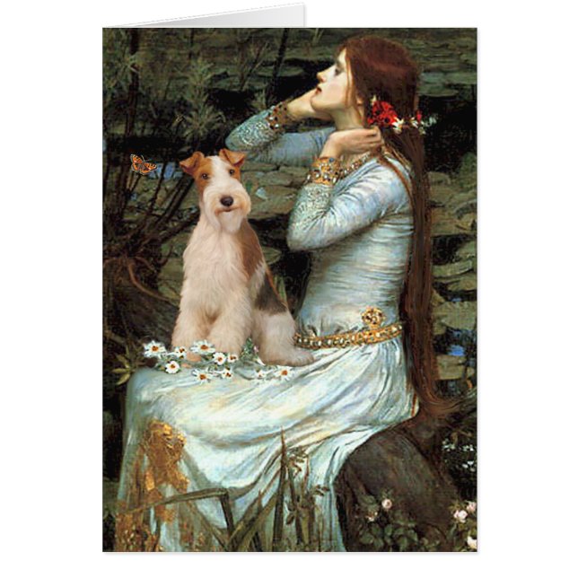 Ophelia Gezeten - Wire Fox Terrier 3 (Voorkant)