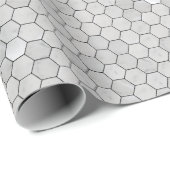 Ophelia Hexagon Patterned Cadeaupapier (Rol Hoek)
