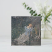 Ophelia (Huile vrouw) (door Jules Bastien-Lepage) Kaart (Staand voorkant)