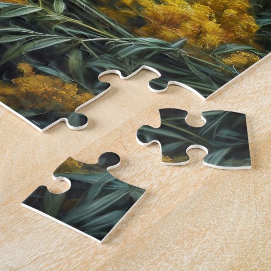 Ophelia In Water Original Art Legpuzzel (Zijkant)