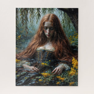 Ophelia In Water Originele Kunst Legpuzzel