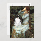 Ophelia - Japanse Chin 2 Briefkaart (Voorkant / Achterkant)