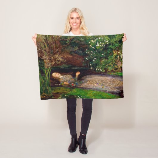Ophelia, John Everett Millais, 1851-1852 Fleece Deken (In situ)