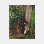 Ophelia, John Everett Millais, 1851-1852 Fleece Deken (Voorkant)