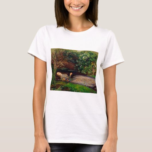Ophelia, John Everett Millais, 1851-1852 T-shirt (Voorkant)
