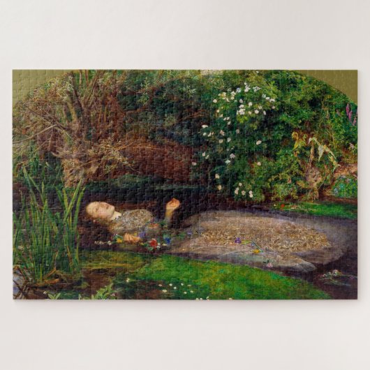 Ophelia, John Everett Millais Legpuzzel (Horizontaal)