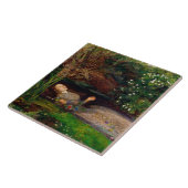 Ophelia, John Everett Millais Tegeltje (Zijkant)