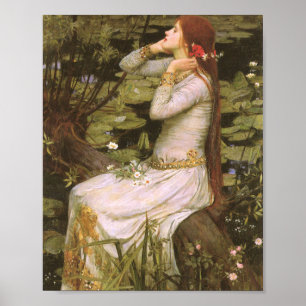 Ophelia John William Waterhouse Poster