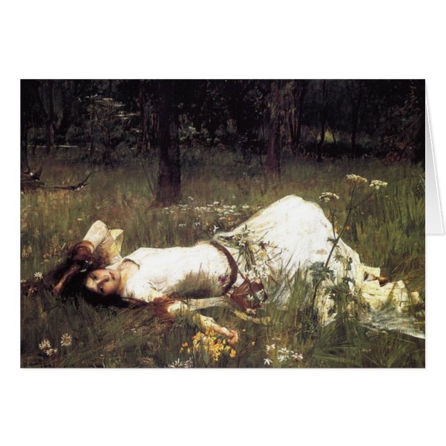 Ophelia Laying in the Meadow (Voorkant Horizontaal)