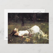 Ophelia Laying in the Meadow Briefkaart (Voorkant / Achterkant)