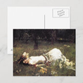 Ophelia Lying in the Meadow Briefkaart (Voorkant / Achterkant)