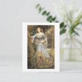 Ophelia met een Bouquet Briefkaart (Staand voorkant)