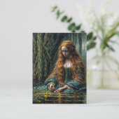 Ophelia Near Willow Tree Original Art  Briefkaart (Staand voorkant)