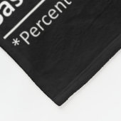 Ophelia Nutrition Persoonlijke benaming Funny Chri Fleece Deken (Hoek)