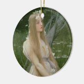 Ophelia (olie op canvas) keramisch ornament (Links)