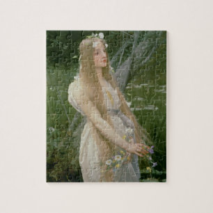 Ophelia (olie op canvas) legpuzzel