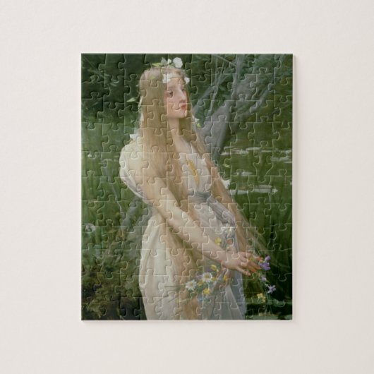 Ophelia (olie op canvas) legpuzzel (Verticaal)