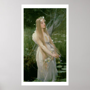 Ophelia (olie op canvas) poster