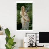 Ophelia (olie op canvas) poster (Thuiskantoor)