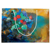 Ophelia onder de bloemen, Redon Large Gift Bag Groot Cadeauzakje (Achterkant)