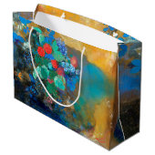 Ophelia onder de bloemen, Redon Large Gift Bag Groot Cadeauzakje (Achterkant Gekanteld)