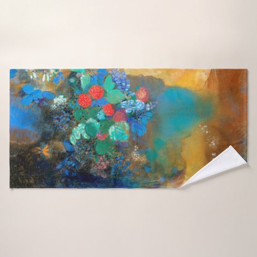 Ophelia onder de Flowers, Redon Badhanddoek (Badhanddoek)