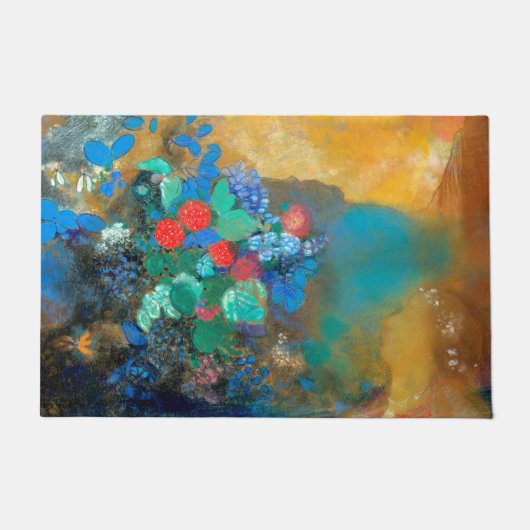 Ophelia onder de Flowers, Redon Deurmat (Voorkant)