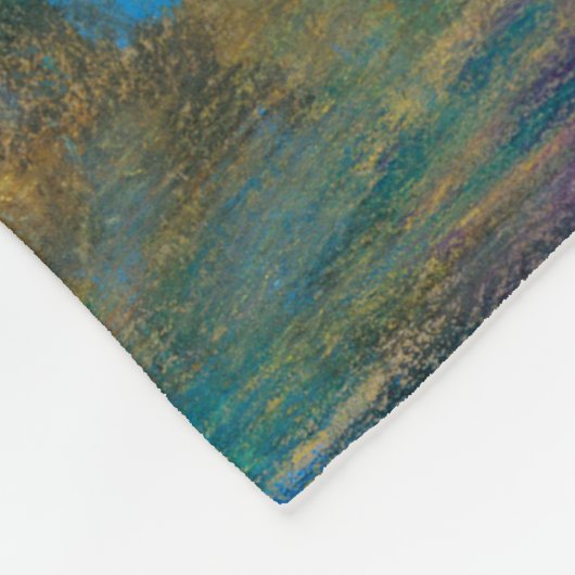 Ophelia onder de Flowers, Redon Fleece Deken (Hoek)