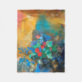 Ophelia onder de Flowers, Redon Fleece Deken (Voorkant)