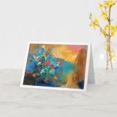 Ophelia onder de Flowers, Redon Kaart (Gele Bloem)