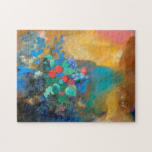 Ophelia onder de Flowers, Redon Legpuzzel (Horizontaal)