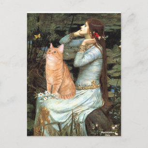 Ophelia - Oranje Tabby cat 46 Briefkaart