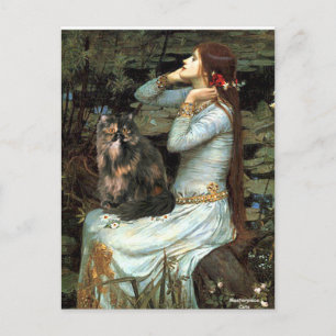 Ophelia - Perzische Calico kat Briefkaart