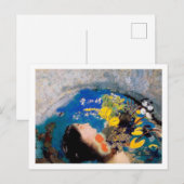 Ophelia, Redon Briefkaart (Voorkant / Achterkant)
