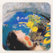Ophelia, Redon Kartonnen Onderzetters (Voorkant)
