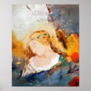 Ophelia, Redon Poster