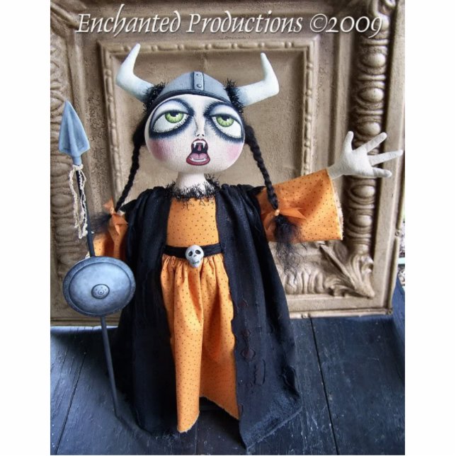 Ophelia the Opera Singer Photo Sculpture Pin Staand Fotobeeldje (Voorkant)