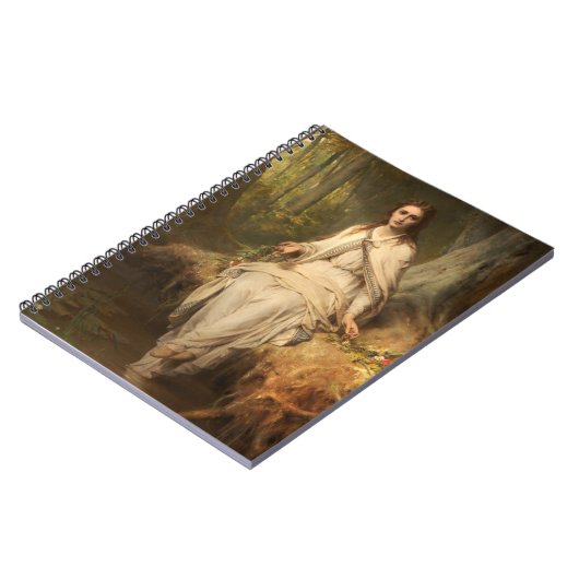 Ophelia Thomas Francis Dicksee Art Notitieboek (Linkerzijde)