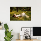 Ophelia van John William Waterhouse Poster (Thuiskantoor)