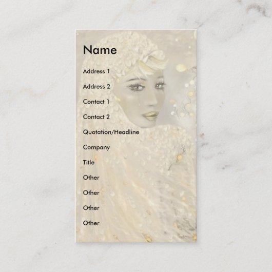 Ophelia! Visitekaartje (Voorkant)